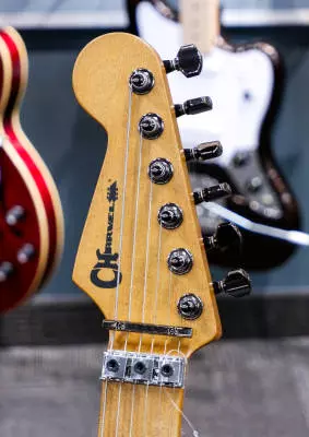 Charvel Guitars - Henrik Danhage Limited Edition Signature Pro-Mod So-Cal Style 1 HS FR M, Maple Fingerboard - White Relic 2